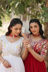 Designer Gown is luxury clothing Considered to be high quality Made by Zari-Thread & Sequins Embroidery