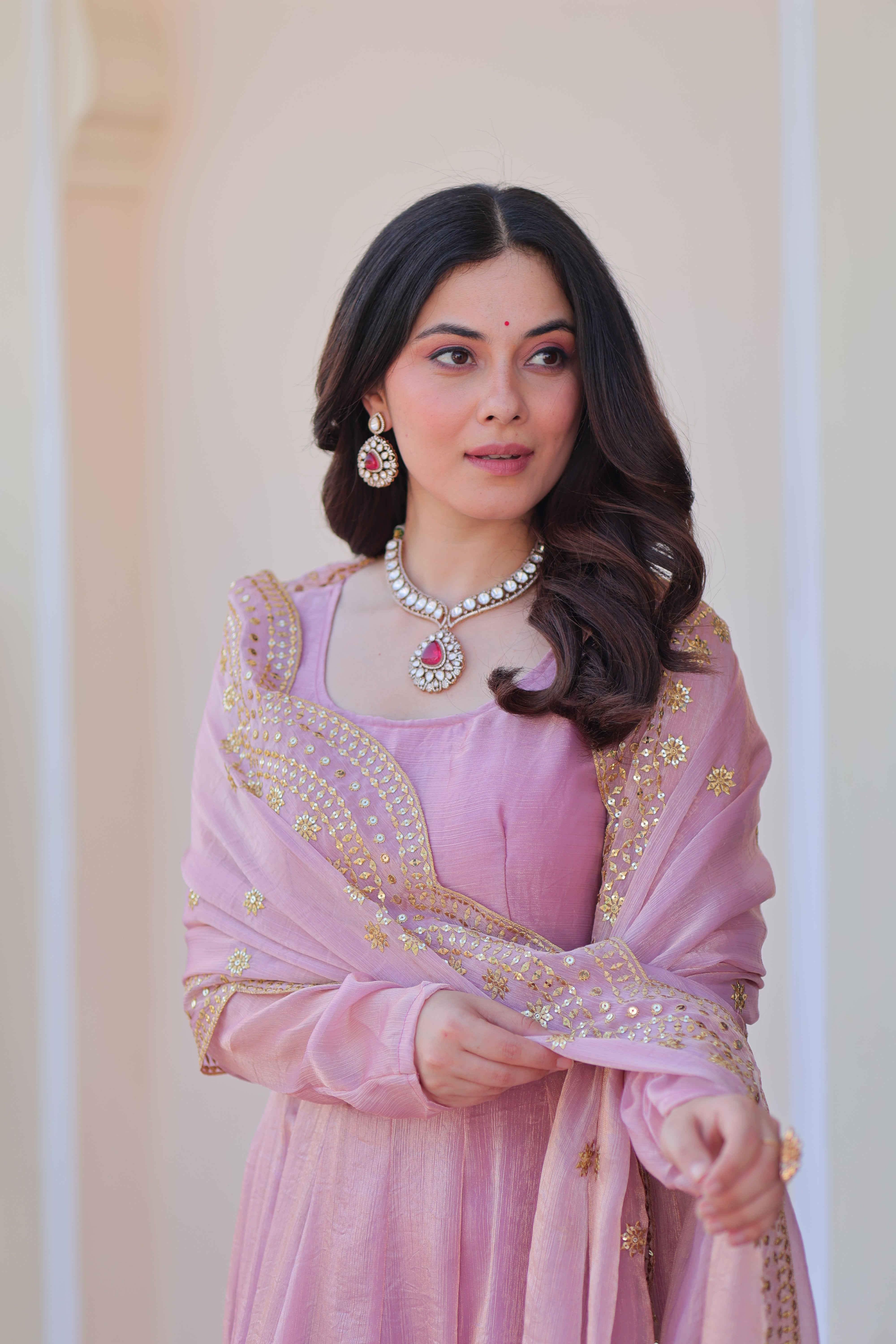 🤳🏻 PREMIUM READYMADE GOWN-DUPATTA COLLECTIONS 2025 💃🏻  💗 Fendy Chiffon gown with Sequins-Multi Embroidered Work Dupatta, it Designed to flatter all body types, gowns for women combine the best parts of western and Indian wear into one stunning ensemble. 💝